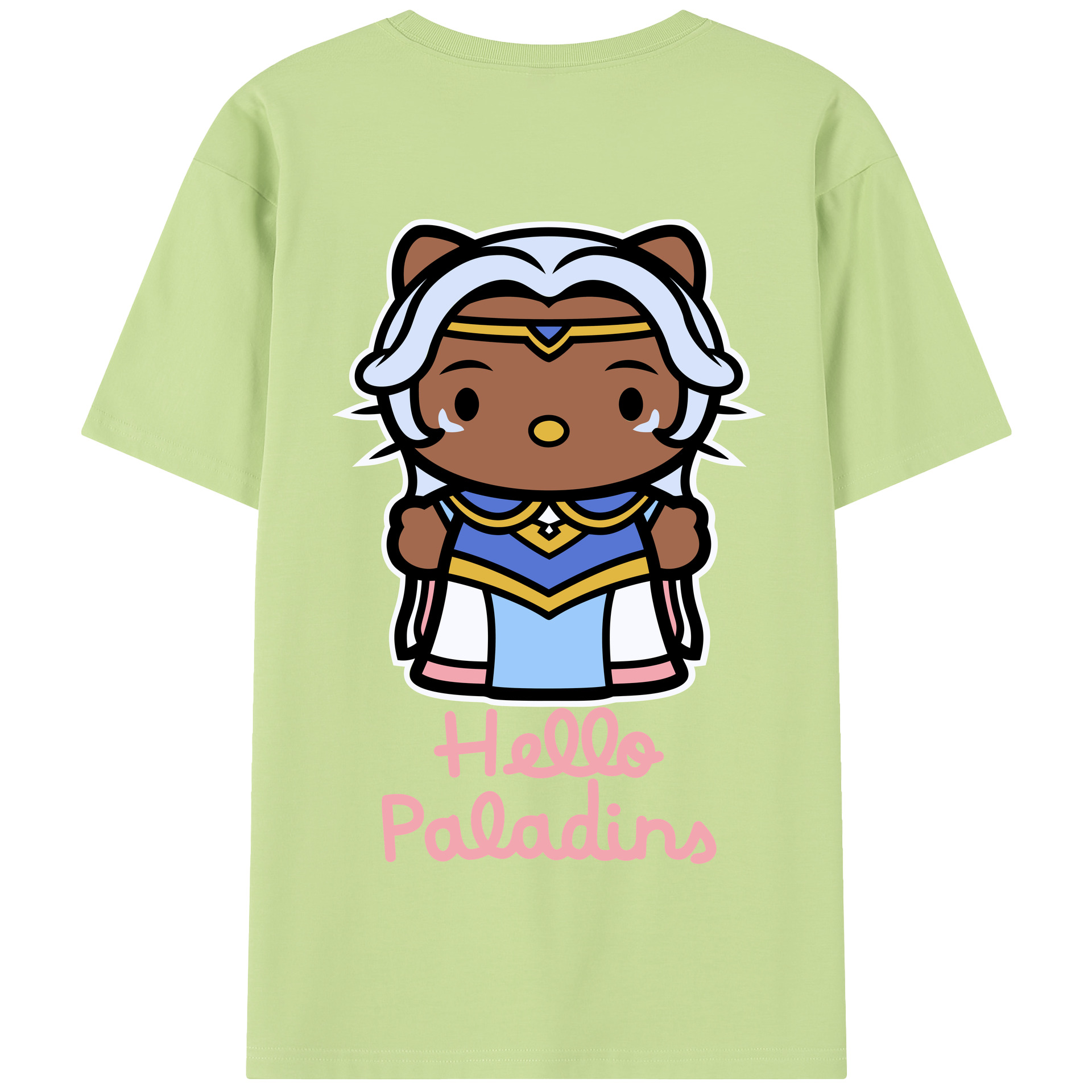 （画像用） Hello Kitty ハローキティ 綿100％半袖Tシャツ（背面プリント）